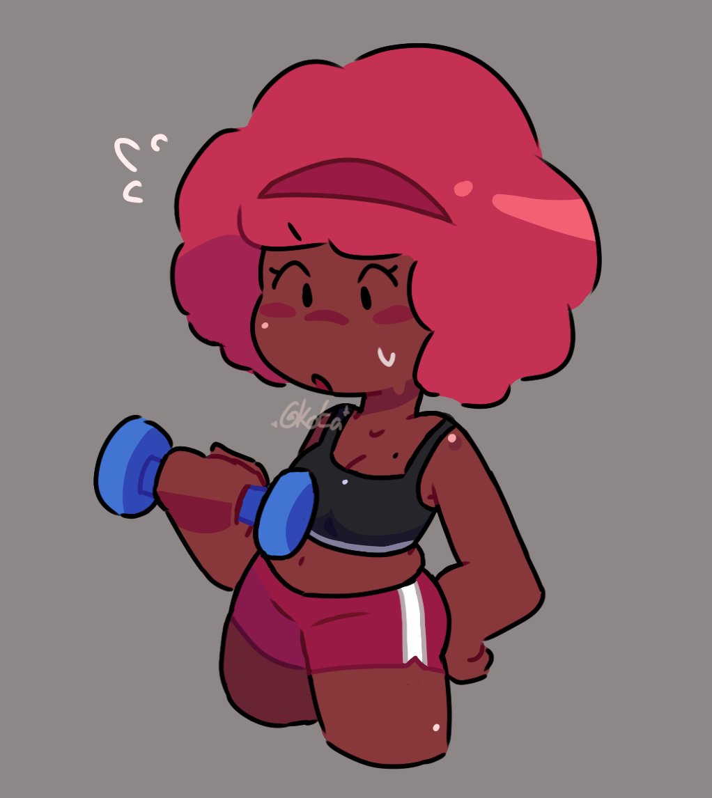 Louise working out! - #ocart