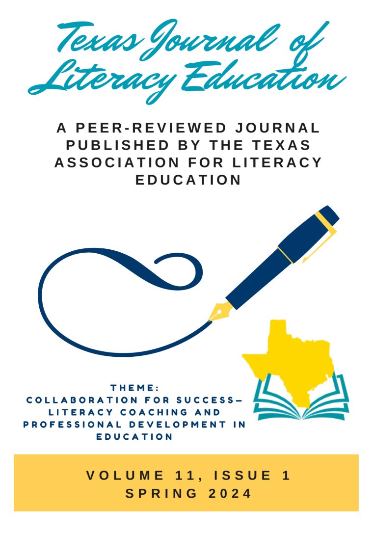 TexasJLE's tweet photo. On behalf of the Texas Association for Literacy Education (TALE), the TJLE editor team from A&amp;M-Commerce &amp; TWU have published a NEW Spring 2024 issue of the TJLE. Please share with your literacy educator colleagues and professional networks:  https://t.co/iuRQVrJsmw Amazing work! https://t.co/ByGe47MLkH