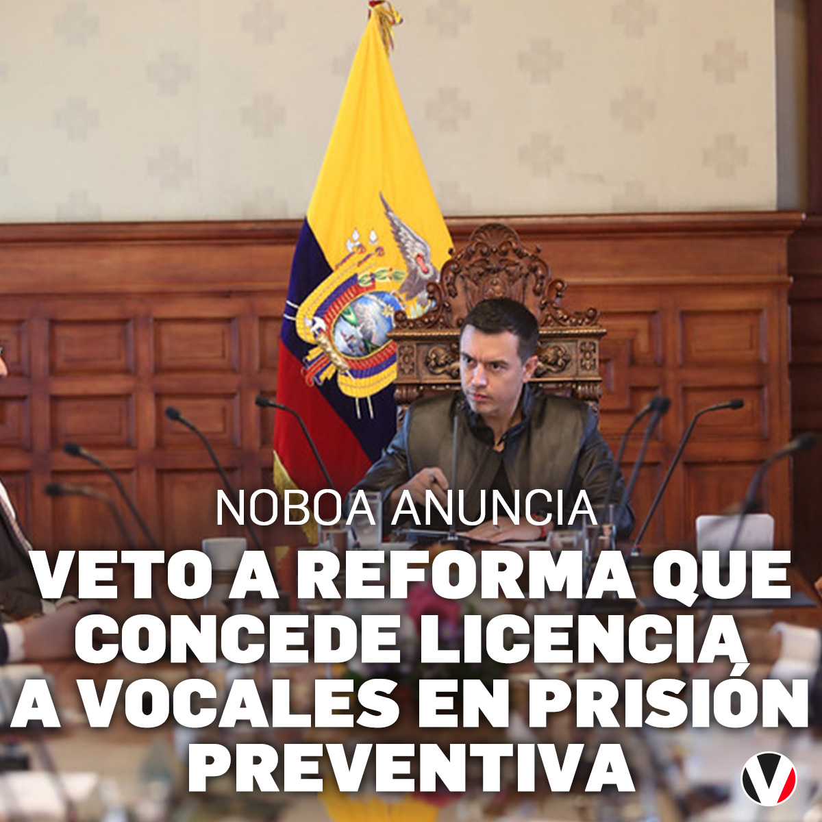 #Atención | Daniel Noboa anunció su veto total a la reforma al Código de la Función Judicial, mediante un breve pero contundente video compartido en TikTok, junto a su asesora Diana Jácome: v.vistazo.com/3KjmxEo