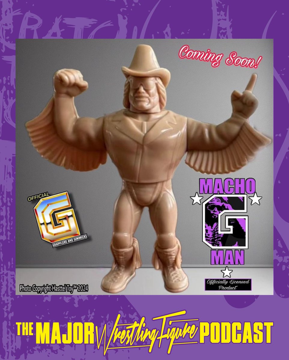 Another Macho Man reveal from @HasttelToy, this time a new, unpainted sculpt. What colors/design do you think it will get? For more info, follow their social accounts. #ScratchThatFigureItch