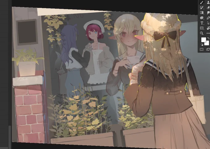 wip #IRySart #inART #しらぬえ 
