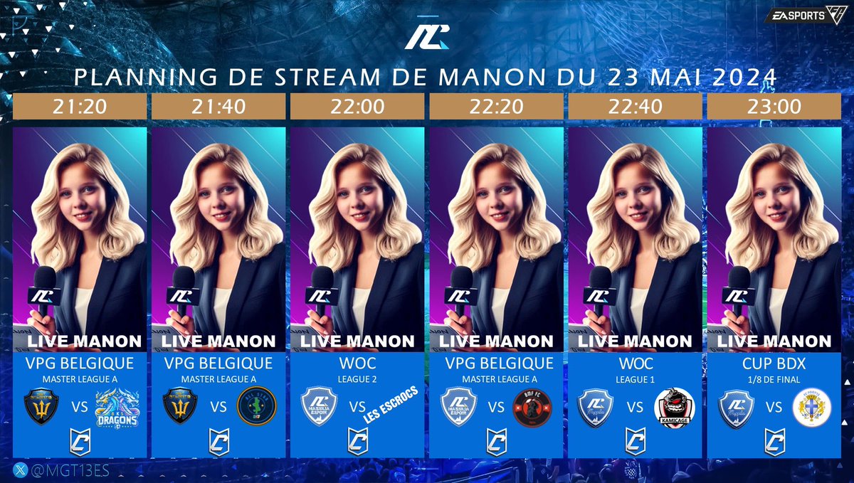 Tite__Manon (@tite__manon) on Twitter photo 🎙️DERNIER CAST DE LA SEMAINE🎙️
Ce soir c’est « Soirée <a href="/Mgt13Es/">STRUCTURE MGT</a> ! » !
Au programme, <a href="/MGT_Atlantis/">MGT Atlantis</a> , <a href="/MGT_Massilia/">MGT MASSILIA</a> et MGT Massilia Espoir ! 🔥
RDV 21h ➡️ twitch.tv/tite__manon 🎙️DERNIER CAST DE LA SEMAINE🎙️
Ce soir c’est « Soirée <a href="/Mgt13Es/">STRUCTURE MGT</a> ! » !
Au programme, <a href="/MGT_Atlantis/">MGT Atlantis</a> , <a href="/MGT_Massilia/">MGT MASSILIA</a> et MGT Massilia Espoir ! 🔥
RDV 21h ➡️ twitch.tv/tite__manon