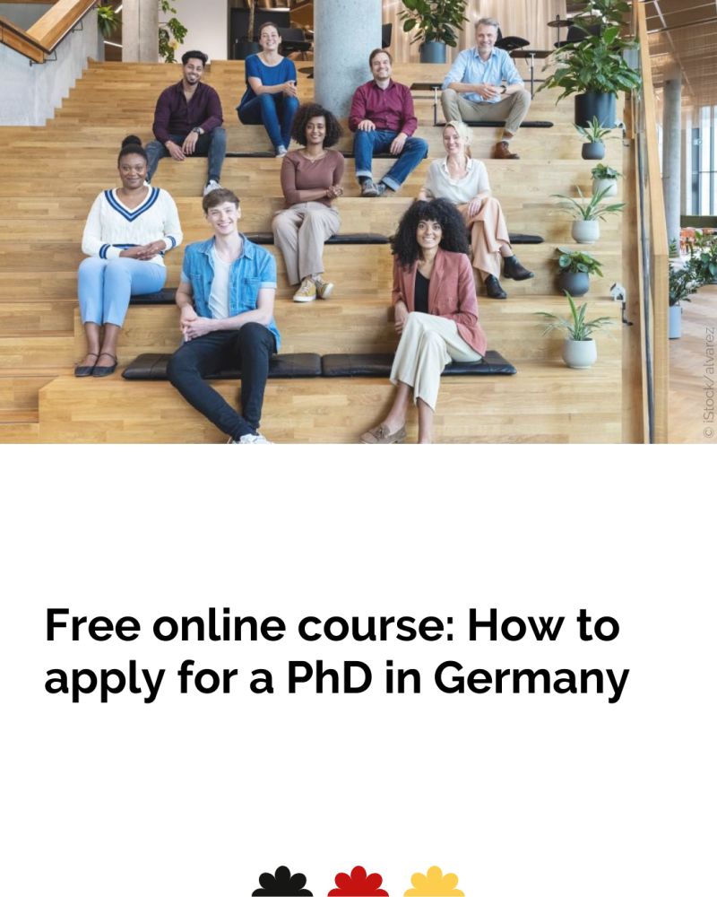 opportunitiesfy's tweet photo. Applying for a PhD can be a big challenge – let Research in Germany support you! 👩🏿‍🎓📄👨🏻‍🎓

Start a free online course on how to apply for a PhD in Germany.

Details: https://t.co/TBZv0m2cxp

#PhD #ResearchInGermany #OnlineCourse #HigherEducation #StudyAbroad #PhDApplication https://t.co/zmY8FtWv2u