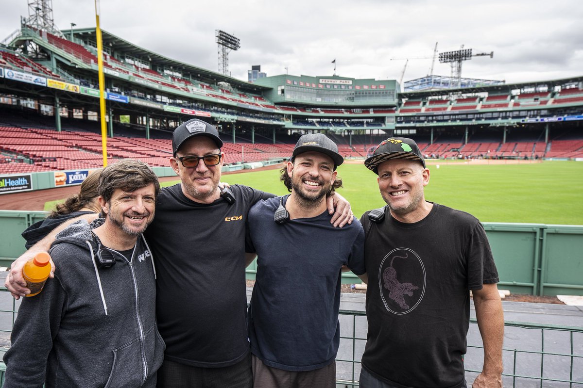 ⚾️ A few of the band and crew got a private tour of @fenwaypark before our show in Boston last weekend. Thanks BoSox! #playball 

📸: Tobin Voggesser