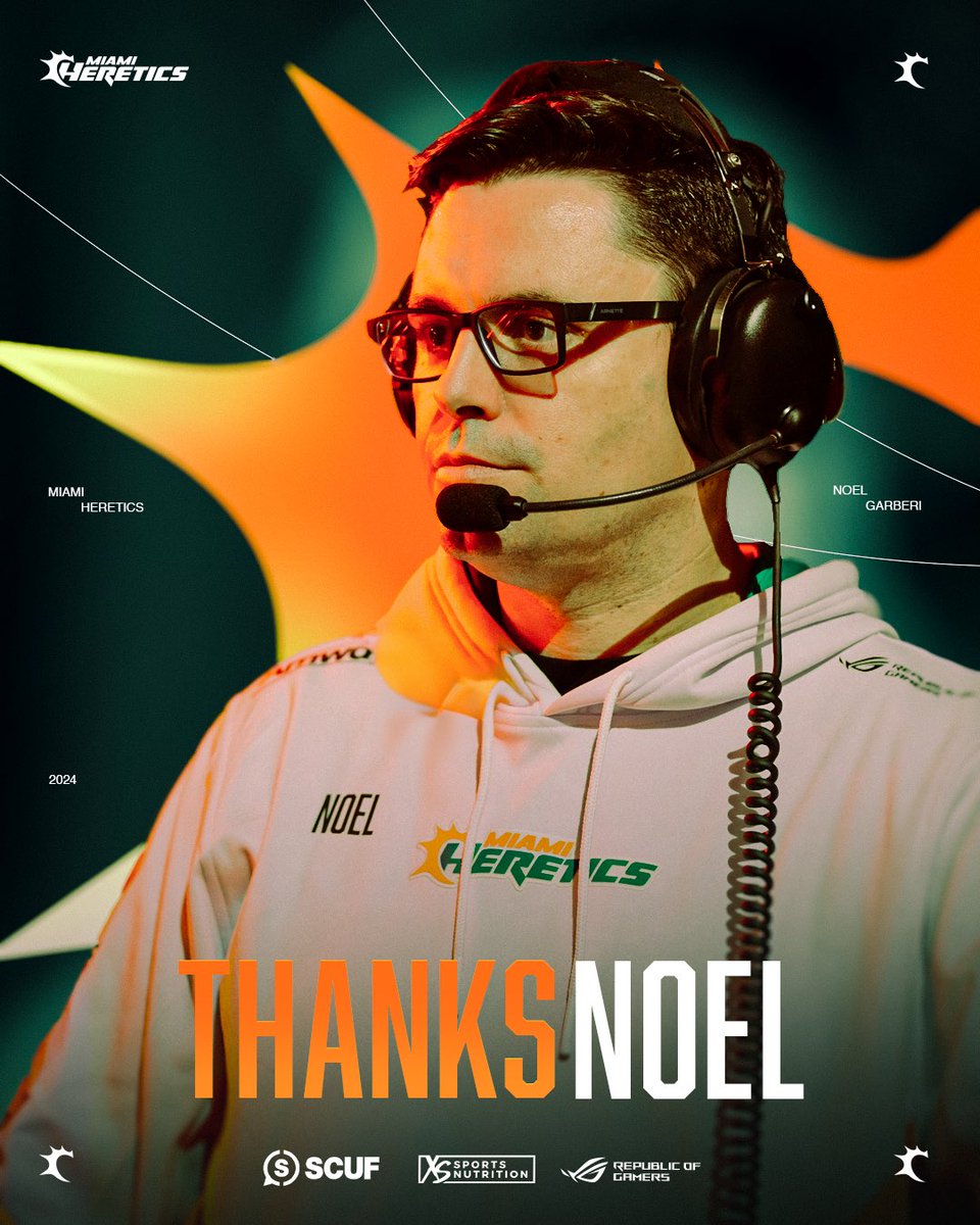 Today we are parting ways with <a href="/GarberiNoel/">Noel Garberi</a>.

One of the most iconic coaches we've ever had in our organization. Thank you for all the memories and laughs throughout the years, we wish you nothing but the best moving forward.

Esta será tu casa siempre Noel 🧡

#TakeMyVamos