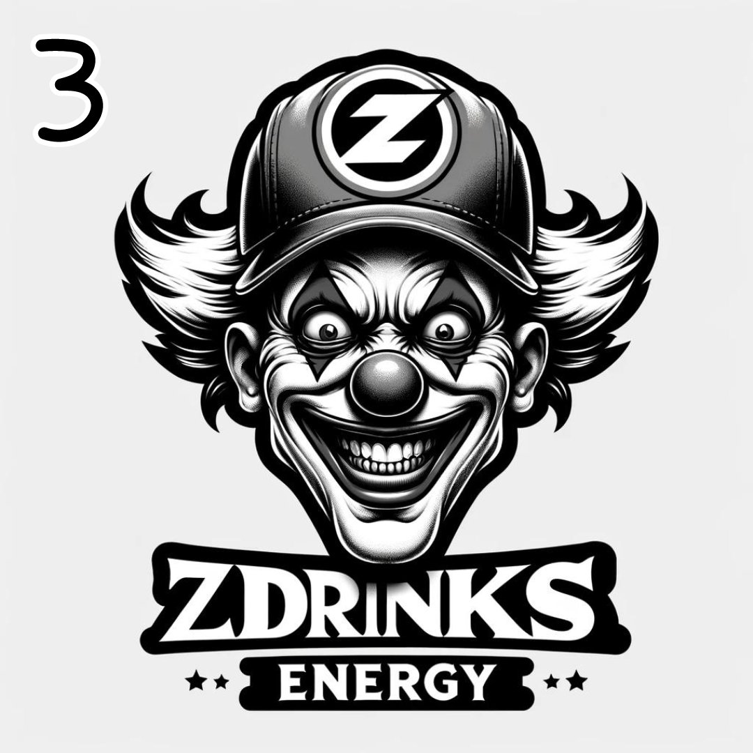 zdrinksenergy's tweet photo. Tras el éxito de Yellow Code, volvimos a recurrir a nuestro amigo GPT. Esta vez, le pedimos que caricaturice nuestro logo y nos cree 4 versiones diferentes. ¿Cuál te gusta más? ¿Deberíamos actualizar el logo? 😏

#zetadrinks #zdrinks #zdrinksenergy https://t.co/XhDsuVW9mV