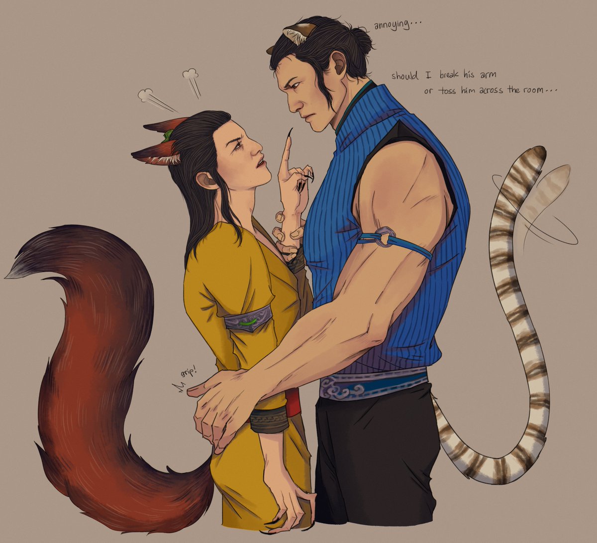 Shang Tsung's angy because BiHan moved something in his (messy ass) room that he can't find anymore

#bishang