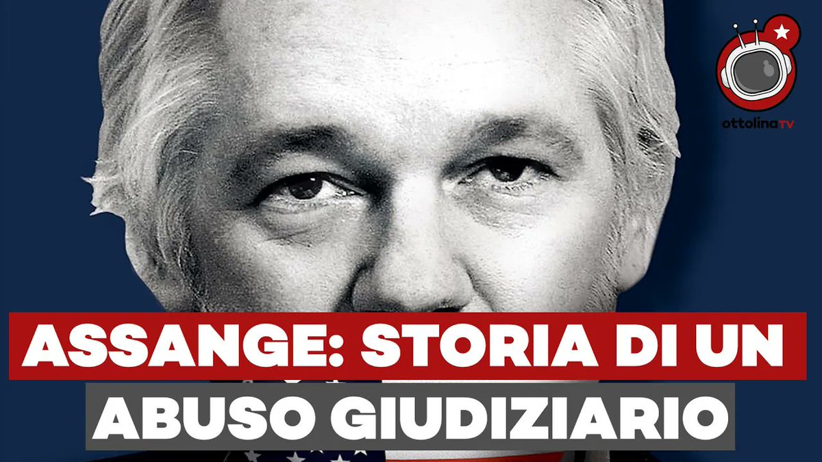 ASSANGE: storia di un abuso giudiziario Ripercorriamo la storia di Julian Assange, un martire della libertà di stampa e parola dei giorni nostri >> ottolinatv.it/2024/05/23/ass… #Assange #FreeJulianAssange #LetHimGoJoe #FreeAssangeNOW #JournalismIsNotACrime