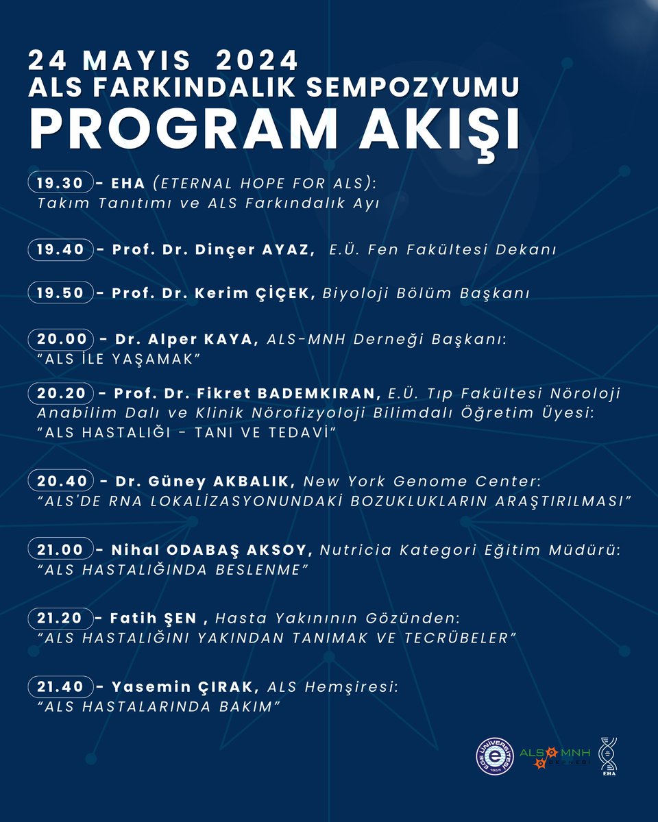 Her adımın özenle atıldığı, her nefesin farkındalıkla alındığı bir dünyada, bu farkındalığı artırabilmek amacıyla  düzenleen  ALS Farkındalık Sempozyumu’na davetlisiniz!  24 Mayıs saat 19:30
als.org.tr/als-farkindali…
#ALS  #mayıs #eha_2024  #teknofest2024