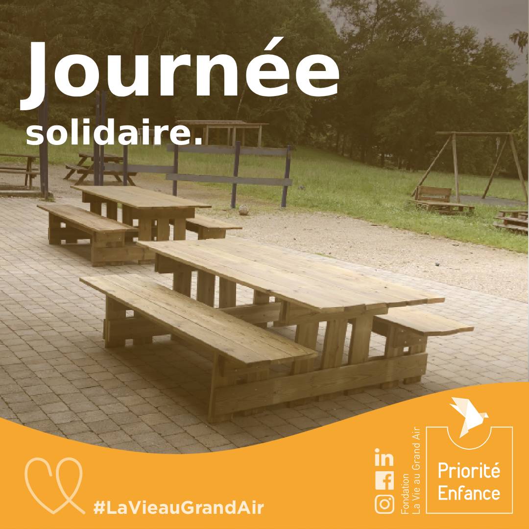 Fondation La Vie au Grand Air I Priorité Enfance (@lavieaugrandair) on Twitter photo Un grand merci aux collaborateurs <a href="/Amgen/">Amgen 🧪🔬🧬</a> venus à la rencontre des jeunes de la Fondation <a href="/LaVieauGrandAir/">Fondation La Vie au Grand Air I Priorité Enfance</a>. Au programme de cette belle journée solidaire organisée par @uniscite : la conception de meubles de jardin en bois avec les jeunes. Un temps de partage et d’apprentissage ! Un grand merci aux collaborateurs <a href="/Amgen/">Amgen 🧪🔬🧬</a> venus à la rencontre des jeunes de la Fondation <a href="/LaVieauGrandAir/">Fondation La Vie au Grand Air I Priorité Enfance</a>. Au programme de cette belle journée solidaire organisée par @uniscite : la conception de meubles de jardin en bois avec les jeunes. Un temps de partage et d’apprentissage !