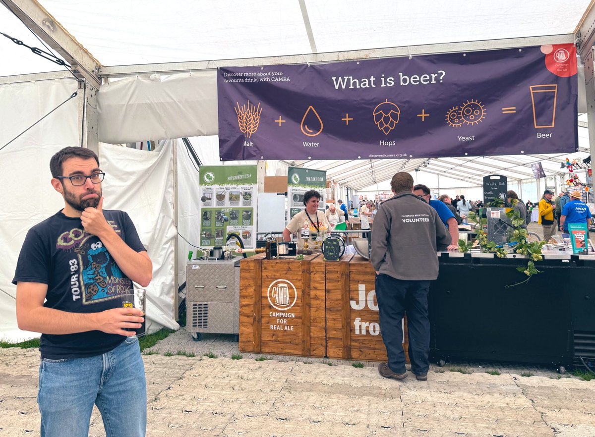 Learning about beer at the @cambeerfest 🍺 (📷 by @rorieborealis)