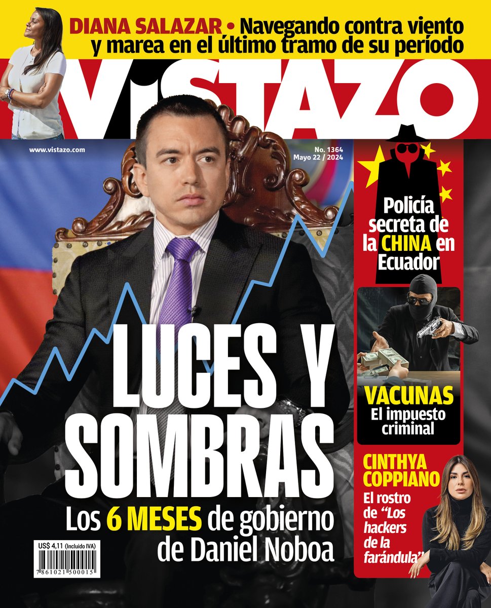 🔴 #RevistaVistazo | Luces y Sombras: los 6 meses de gobierno de #DanielNoboa 🗓️ #DanielNoboa cumple seis meses de gobierno, con claras intenciones de postularse para la reelección en 2025. 🇪🇺 Hay quien vio en su viaje a #Europa, a inicios de mayo, una suerte de campaña