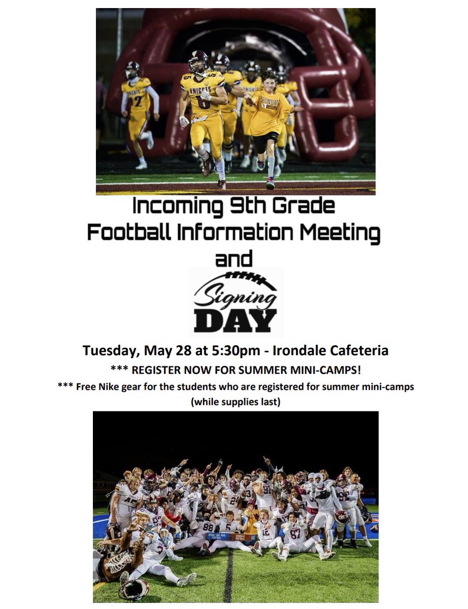 IRONDALE FOOTBALL tweet media
