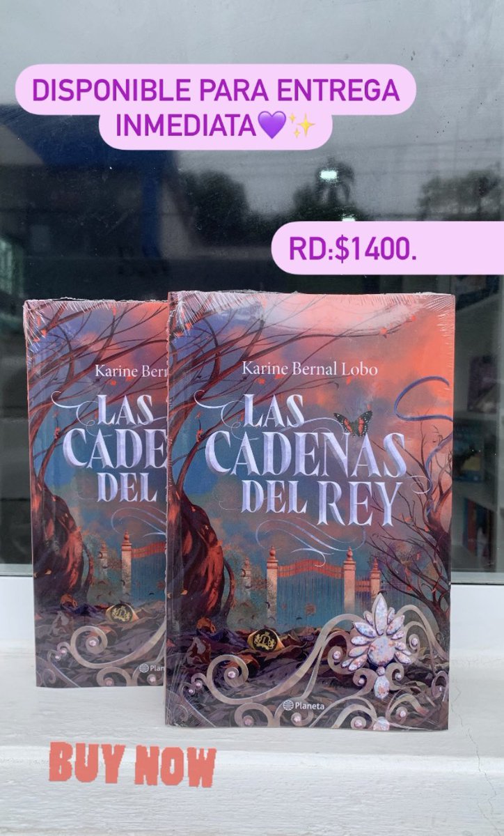 BooksWorlld's tweet photo. ¿Sabias que ya tenemos disponible las cadenas del rey? 💜

¿Y que habrá un evento junto a la autora de este?, a tan sólo ley de días para WATTPAD IN THE WORLLD, ¿ya ordenaste tu libro para que @kayurka.rhea te firme el tuyo? ✨💜 https://t.co/YxUVsv6bSO