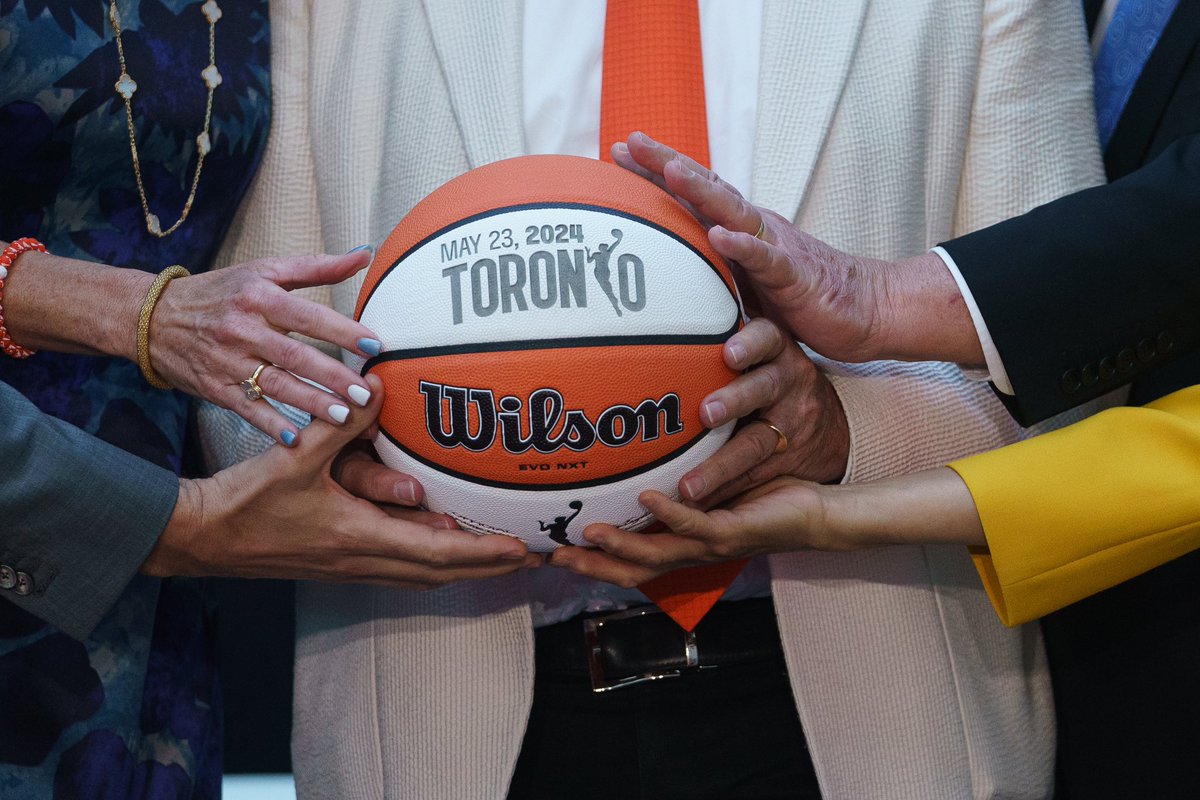 #WelcomeToTheW, Toronto.   Canada’s first WNBA team will be on the court in 2026.