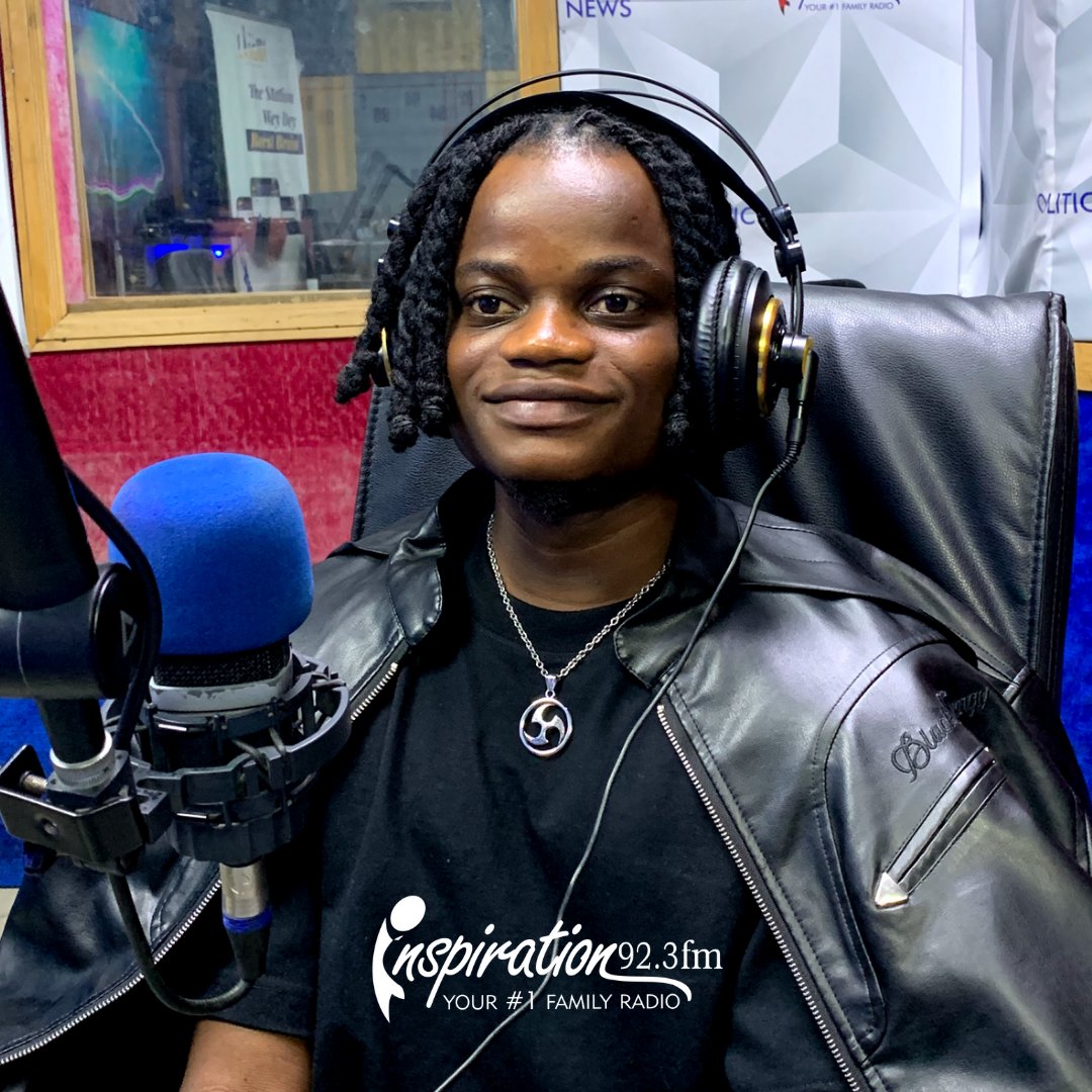 IFM923's tweet photo. Today | Lunchtime

Laey came on the show to share is amazing musical journey. 

#laey #nigerianmusician #naijamusic #afrobeats #music #lovecriminallaey #amapiano #musicvibes #singer #YourNo1FamilyRadio https://t.co/1s2AyYlepy