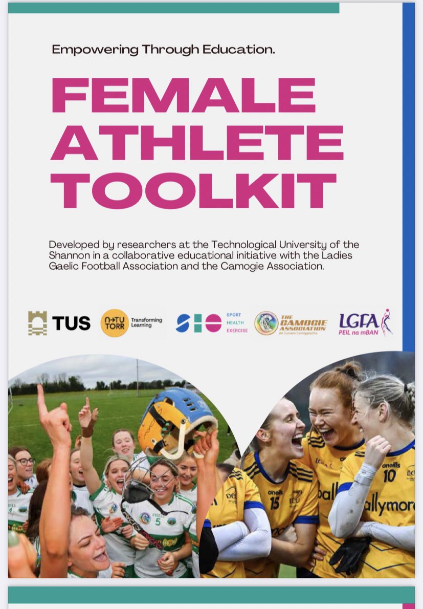 Really happy with this latest release of a Female Athlete Toolkit for Gaelic Games via @SHEResearch_TUS. Full version at sheresearch.ie/education/