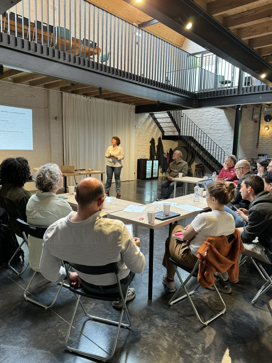 music4inclusion's tweet photo. Feyza Altınkamış led a thought-provoking session on the relation between language and social inclusion, highlighting the importance of communication in fostering unity. https://t.co/3LnKYIW7sl
