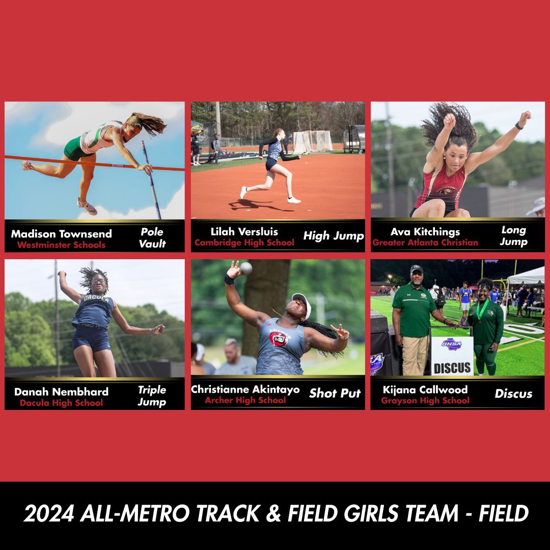 ATLtrackclub's tweet image. THE TIME HAS ARRIVED 🚨 Introducing the All-Metro Track &amp;amp; Field team for 2024! 🎉

Here are the 32 state champions and athletes who make up the 2024 All-Metro Track &amp;amp; Field team.