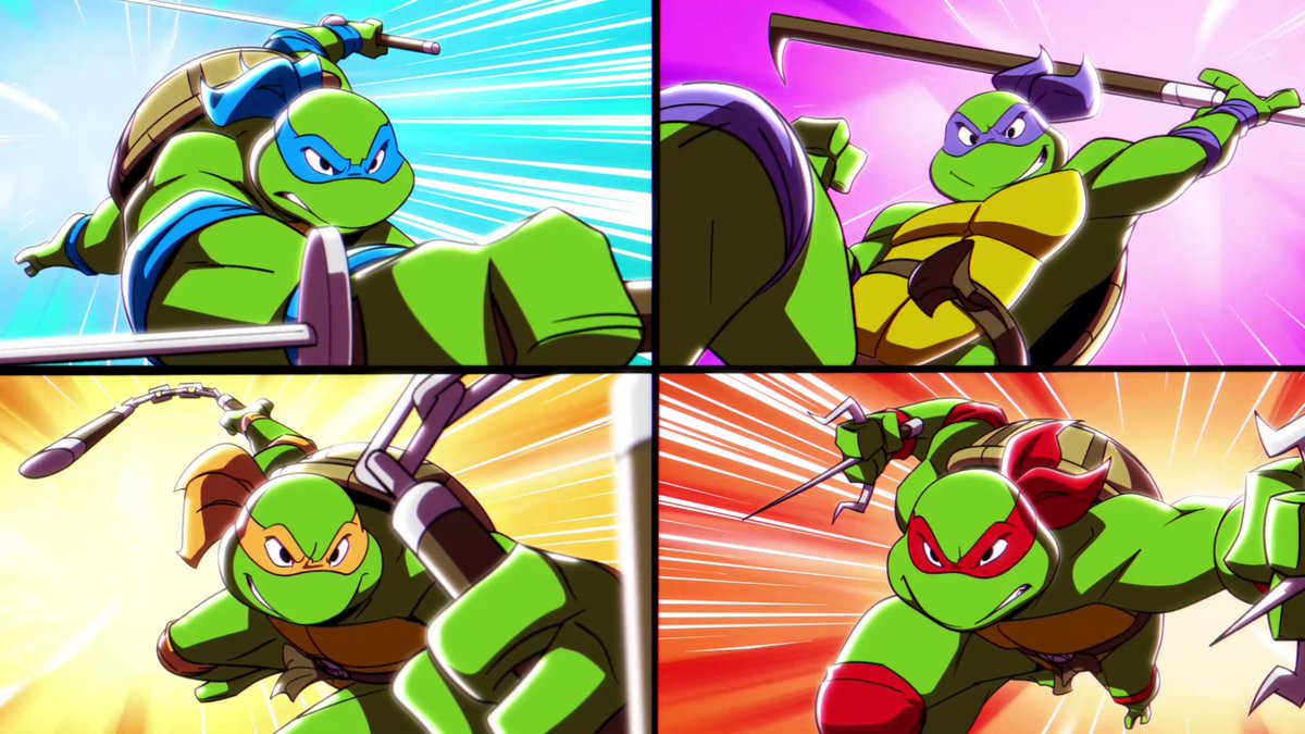 It’s World Turtle Day! 🐢

We know a group of heroic turtles who are probably celebrating the day with retro video games and multiple boxes of pizza 🍕

#TMNTCowabungaCollection #WorldTurtleDay