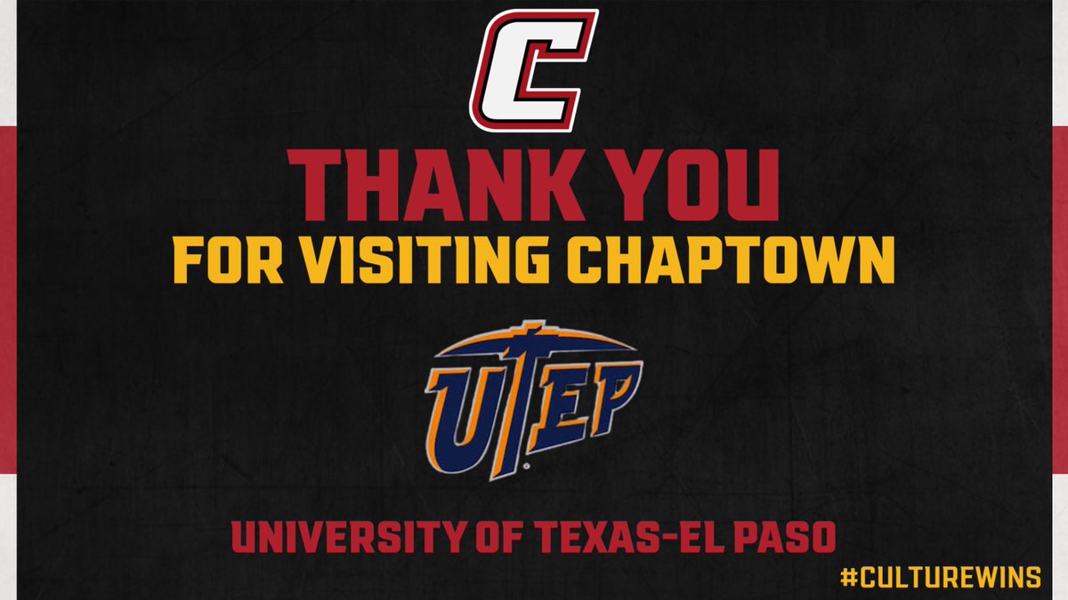 Thank you UTEP Football for visiting Chaptown to recruit our players! #ChapFootball #CultureWins