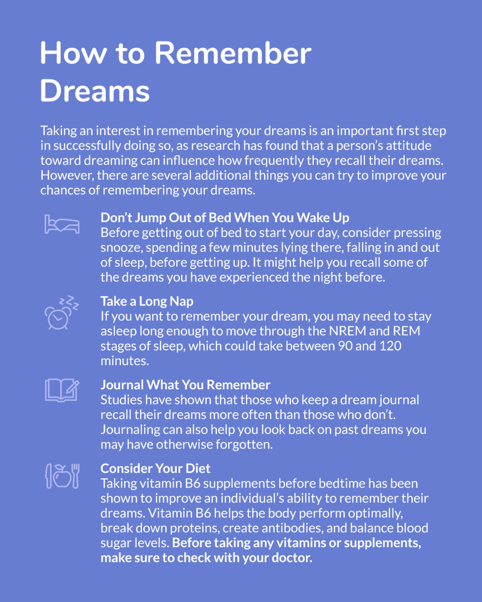 thesleepdoctor's tweet photo. 😴 Ever wake up feeling like you had the most vivid, bizarre dream...only to forget what it was about minutes later? 

Learn how to boost your dream memory in our article here: 
https://t.co/CvwTAgXdrT

#dream #dreamrecall #remember #dreaming #sleep #sleeptip https://t.co/XpkcBIXrlA