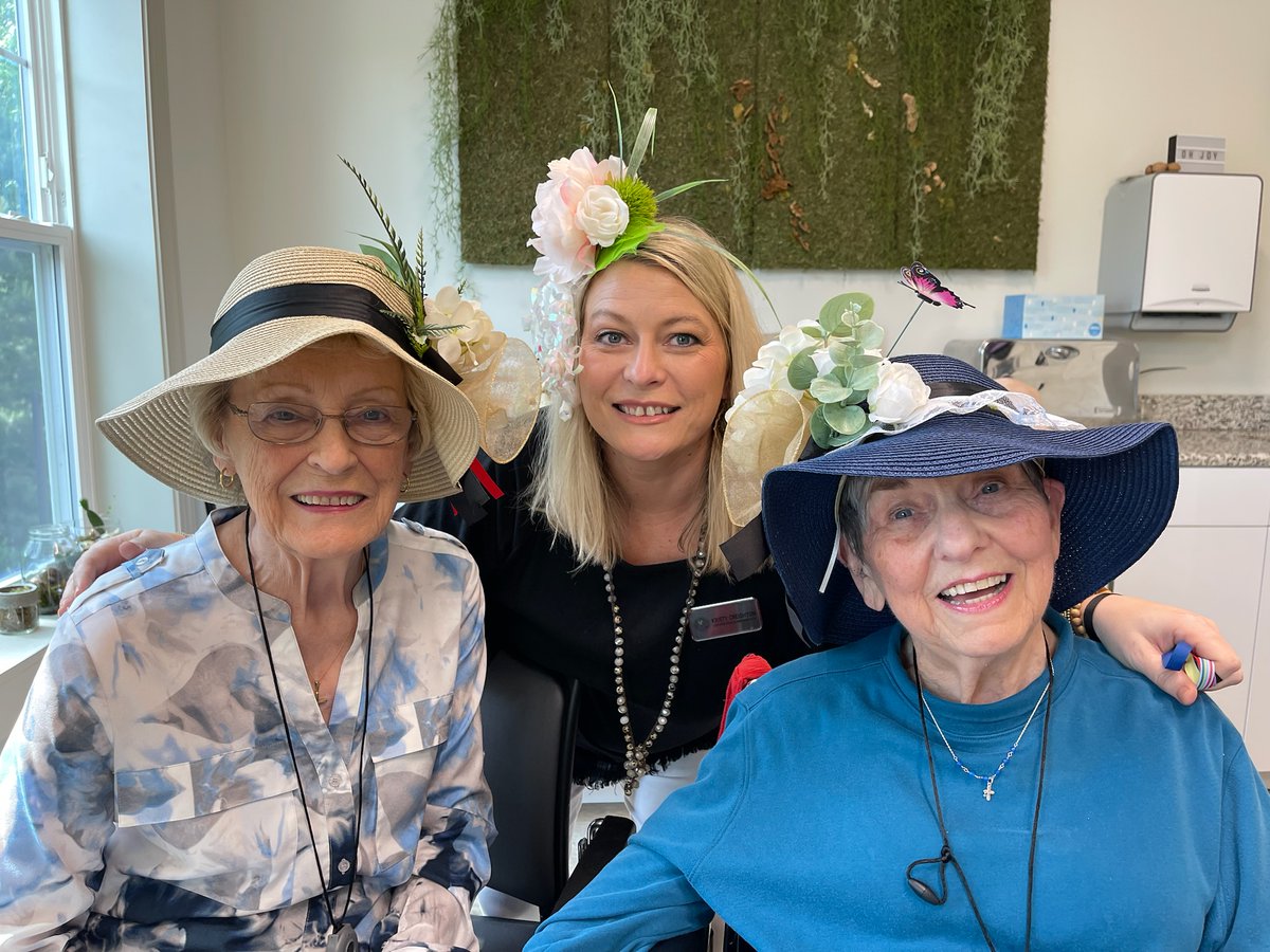 Hats are so much fun at the Kentucky Derby because they add a touch of glamour and creativity to the event. 
Our community residents had a wonderful time crafting Kentucky Derby hats that could rival those seen at the race!

#derbyday #hatmaking #funcrafts #vineyardjohnscreek