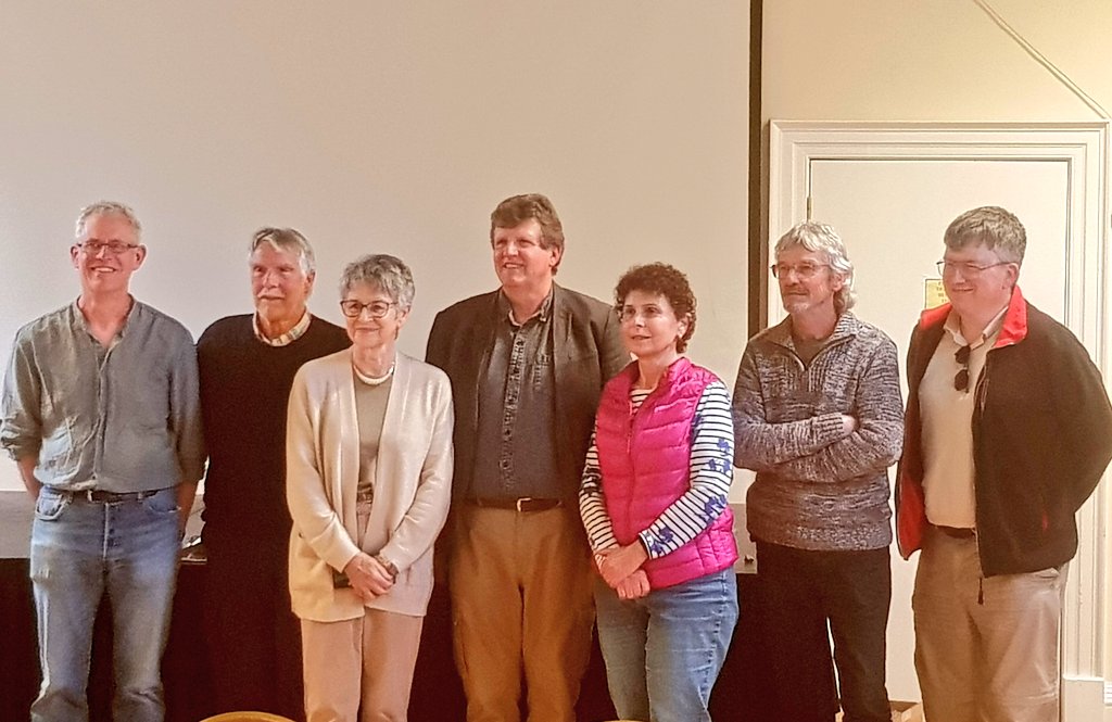 AlexSnowdon5's tweet photo. Excellent presentation with Q&amp;A from @DigAlderney 

Explaining Roman and Iron Age sites. Packed audience at the island hall, Alderney. Also two coins found are a teenage Caesar Valerian II dated to  AD255. Second is a bronze of the emperor Valens 364-367.

Thank you all involved. https://t.co/YkAiqvdgmz