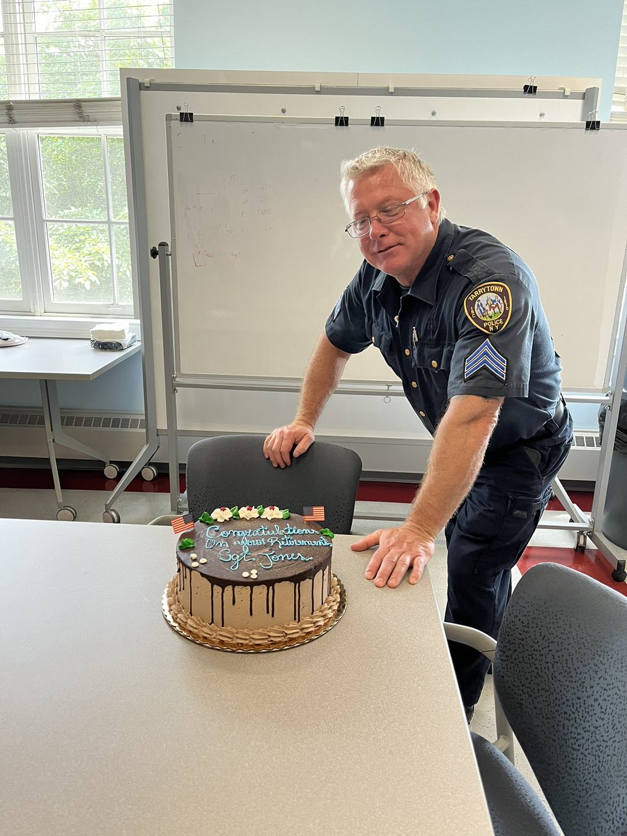 Congratulations to Sgt Jones on his retirement. He will be missed!