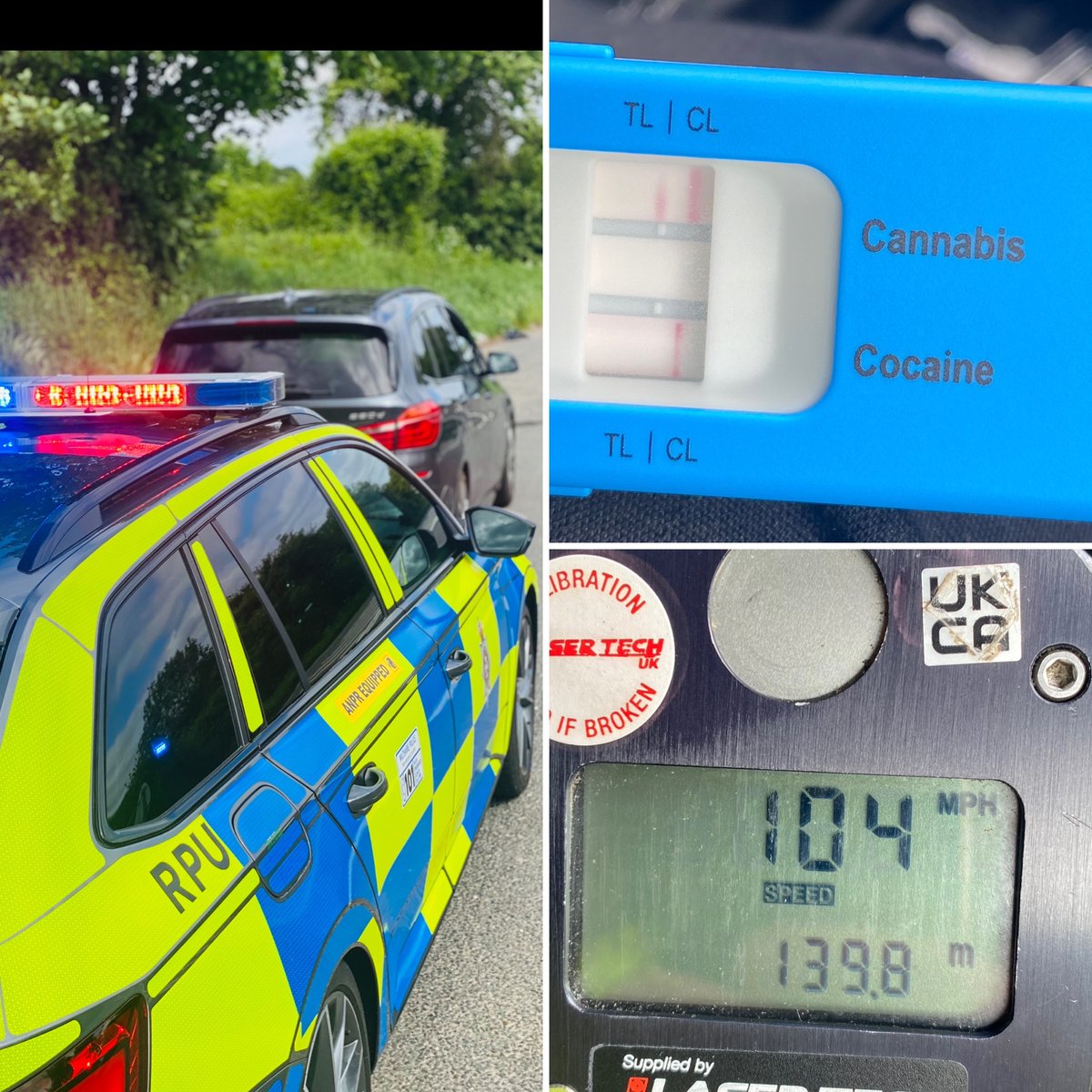The chef was seen by #RPU on the A36 at Alderbury today. On stopping the driver it seems exotic salad was on the menu and the driver was #arrested on suspicion of drug driving. TOR issues for the speed #Fatal5