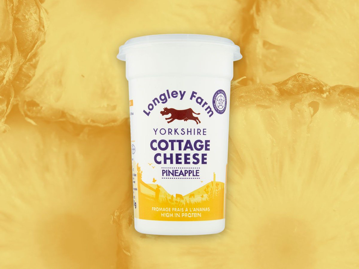 Longley Farm’s pineapple cottage cheese is a new take on a classic that moves the flavour profile from sour in the direction of sweet. 🍍 #ThrowbackThursday #TBT #ThursdayThoughts #MilkmanService #DailyDelivery #LocalProduce #SupportLocalBusinesses #ShopSmall