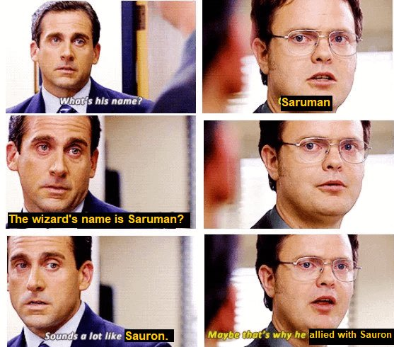 joshcarlosjosh's tweet photo. The first part of today's Jokien with Tolkien newsletter summed up in a meme: https://t.co/Hz1IkEUHXX