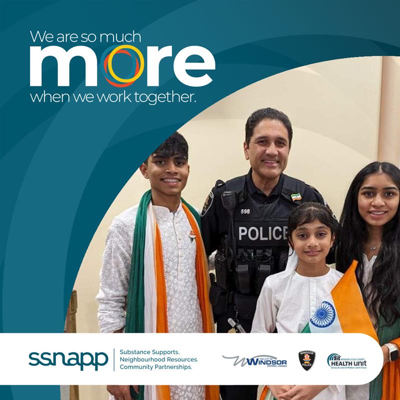 WindsorPolice's tweet photo. Help shape our neighbourhood safety plans
 
Substance Supports in Neighbourhoods Accessed through Police Partnerships (SSNAPP), our partnership with the @TheWECHU  and the @CityWindsorON , is entering its third year. To mark the occasion, we’re developing tailored neighbourhood plans to improve safety within the community – and we need your help!
 
Take our short survey to help us shape our plans to strengthen community safety and substance use supports. The survey, available at https://t.co/duN3MtCjVb, is confidential and will be open until Monday, June 17th.
 
 SSNAPP is a provincially funded project that supports Windsor and Amherstburg neighbourhoods impacted by substance use through education, training, and community engagement. Through the partnership, over 500 first responders and healthcare professionals have received specialized training in addiction, trauma-informed care, and de-escalation techniques.
 
 “SSNAPP’s efforts have not only enhanced the capabilities of frontline workers to address substance use challenges but have also positively impacted the community by fostering a safer and more supportive environment,” said Windsor Police Inspector Marc Murphy.

For more information on SSNAPP programs head to their website, https://t.co/5VhxtTO0W4