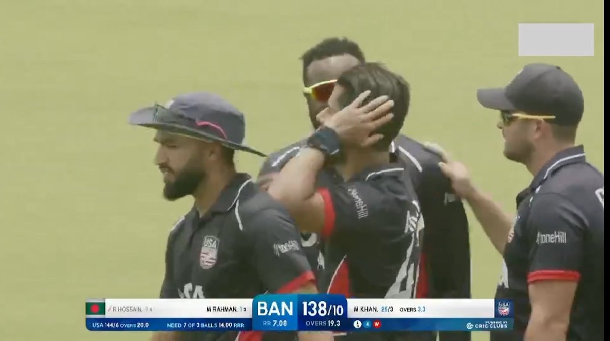 USA Beat Bangladesh by 6 Runs and wins the series 2-0 with a game to spare.
Shameful moment in Bangladesh Cricket losing series to ma associate nation. This shameful team doesn't even care about its passionate fans 😢

#BANvsUSA #BANvUSA #cricketdaily #IPL2024 #SRHvRR #RRvSRH