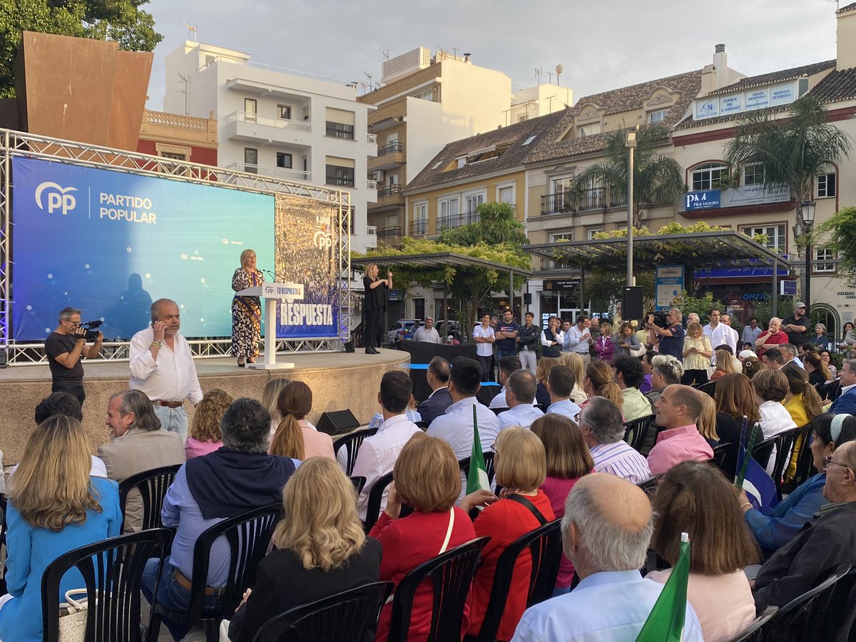 EU-valkampanjen drar igång. Fuengirolas borgmästare Ana Mula inleder med att beskriva det europeiska Fuengirola där finländare och svenskar är största utländska grupper. 142 olika nationaliteter bor i kommunen. #euvalet #eleccionesparlamentoeuropeo