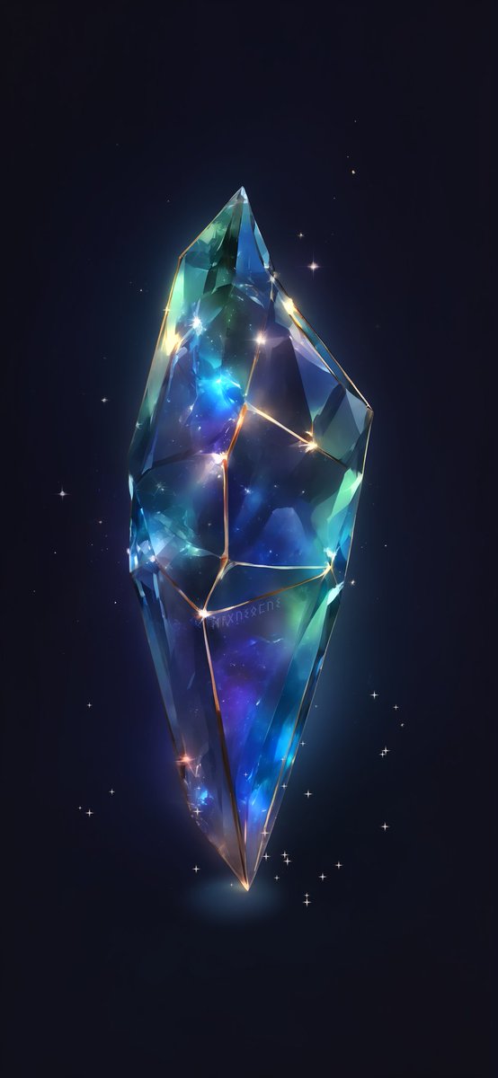 ✨Sharing a new wallpaper✨ A Cosmic Shard, capturing the universe's splendor in your palm. Let it remind you of the infinite beauty and mystery that lies beyond. 🪐🔮