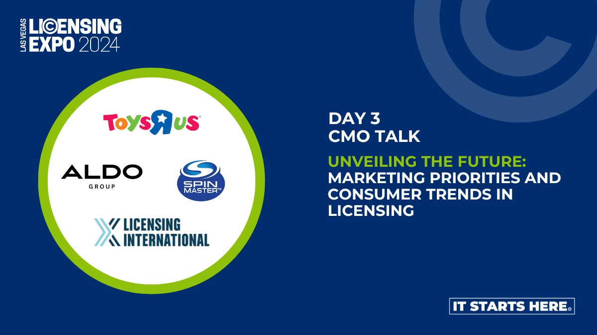🚀 Starting in 15 mins! Join our CMO Talk: 'Unveiling the Future: Marketing Priorities & Consumer Trends in Licensing.' Explore key marketing strategies & critical trends for the next 18-24 months. Don't miss it! #LicensingExpo2024 #CMOTalk #Licensing #ConsumerTrends 🌟