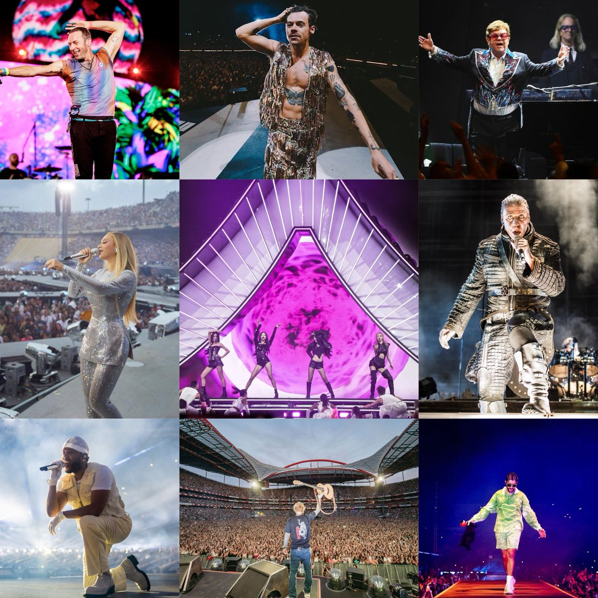 villainpinks's tweet photo. BORN PINK is now the 8th highest grossing tour of the decade with $331M grossed in 66 concerts:

Coldplay,  $810.97M
Harry Styles, $617.3M
Elton John, $614.88M
Beyoncé, $579.81M
Ed Sheeran, $500.01M
Rammstein, $406.17M
The Weeknd, $360.21M
@BLACKPINK, $331.82M
Bad Bunny, $314.45M https://t.co/0FyMrqflTC