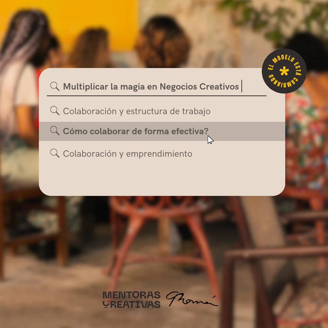 Mentoras Creativas tweet media