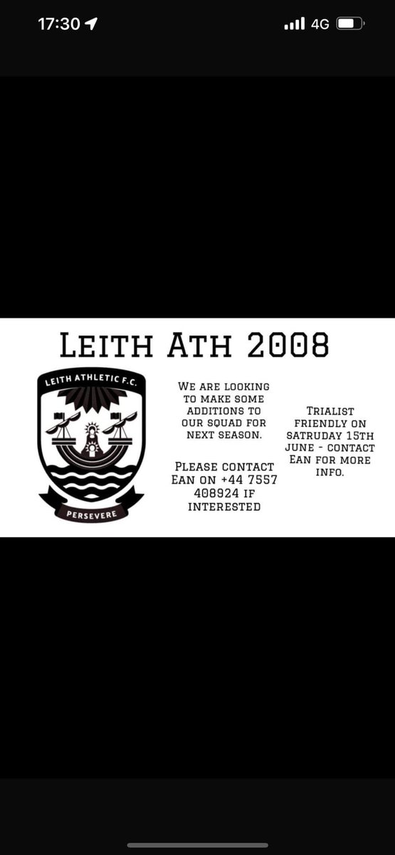 Leith Athletic 2008s tweet media