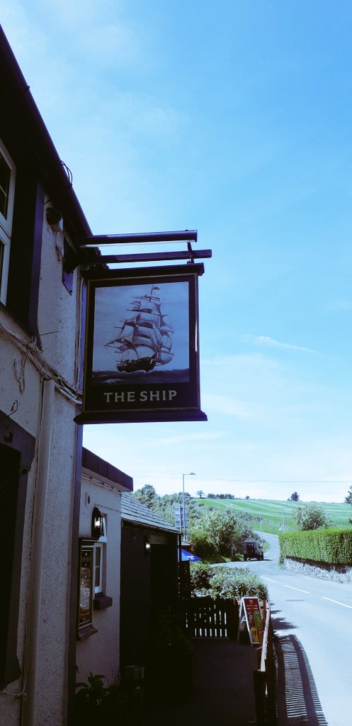 The Ship,Llanbedrog - taken with soil in fingernails and a hell of a thirst on me. #pubsignthursday