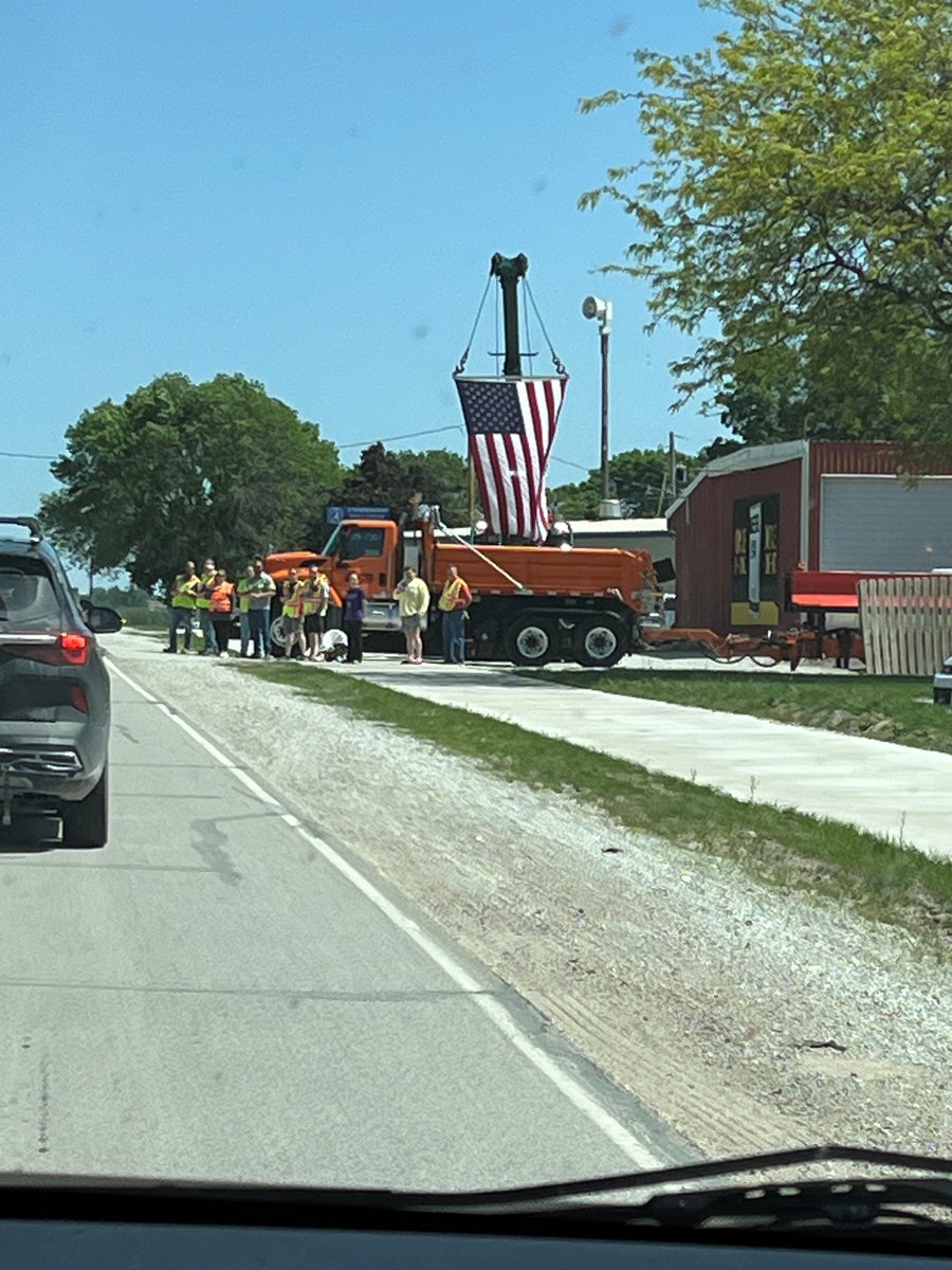 With heavy hearts we honored Matt Dickerson as he was laid to rest this morning in Council Bluffs. Matt was struck in a work zone while on duty. Driving comes with a great responsibility, even greater in a work zone. It is crucial that you are patient and paying attention.