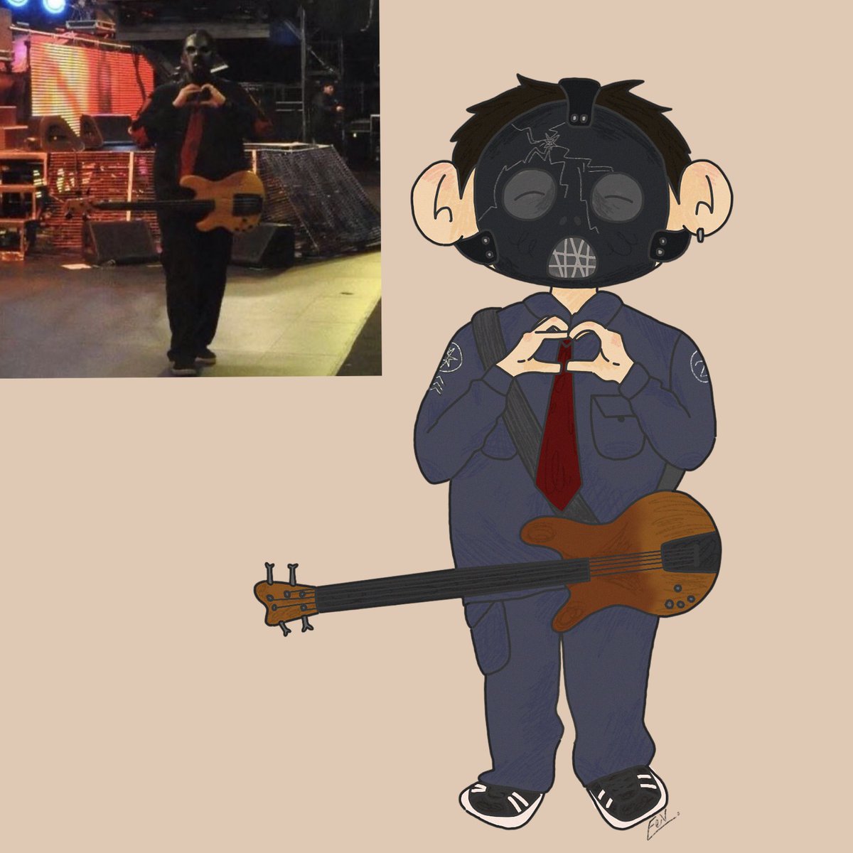 LUVUSAGAlN's tweet image. that’s a beautiful heart sweetie #paulgray #slipknot