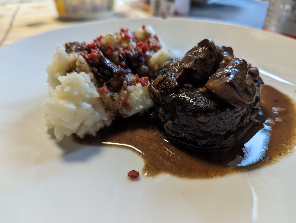 I moved to Newfoundland so I've been adapting @foodwishes recipes to local ingredients. Here is his Coq Au Vin recipe with Moose instead of Chicken. The only change to the cooking process is braising for an extra hour and a half.