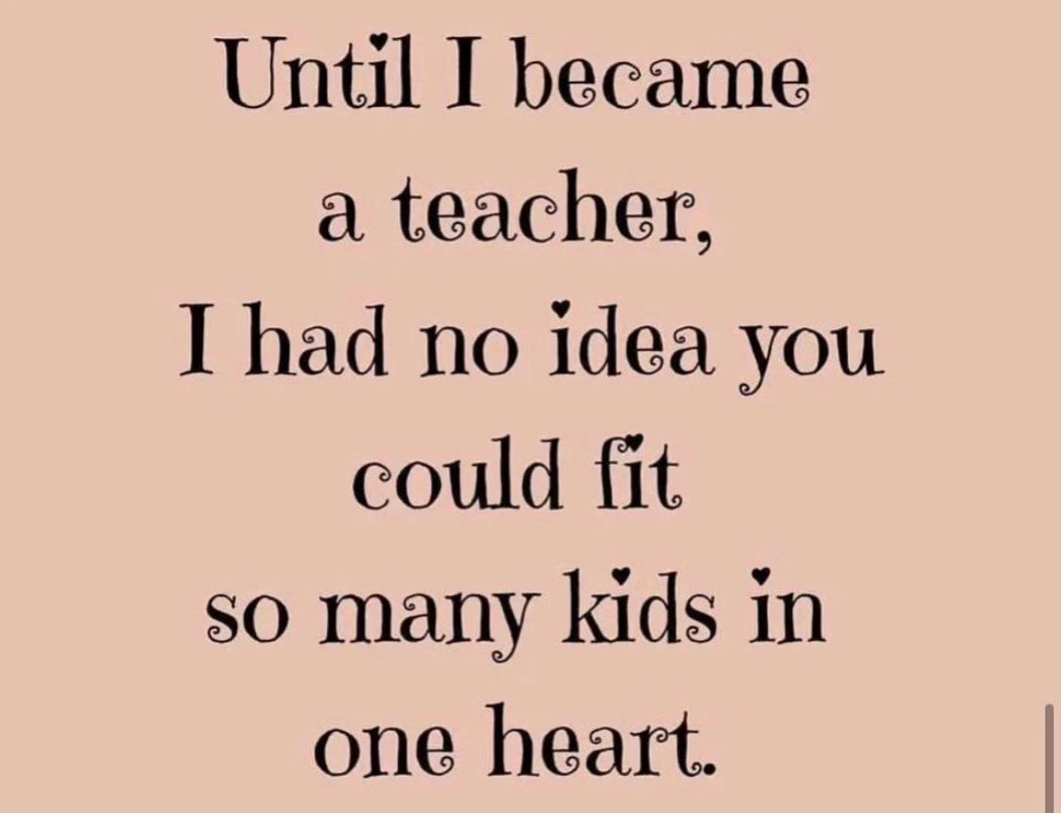 ElleWatson17's tweet photo. So true! What a privilege it is to teach. https://t.co/dEcI2Fn1Rl