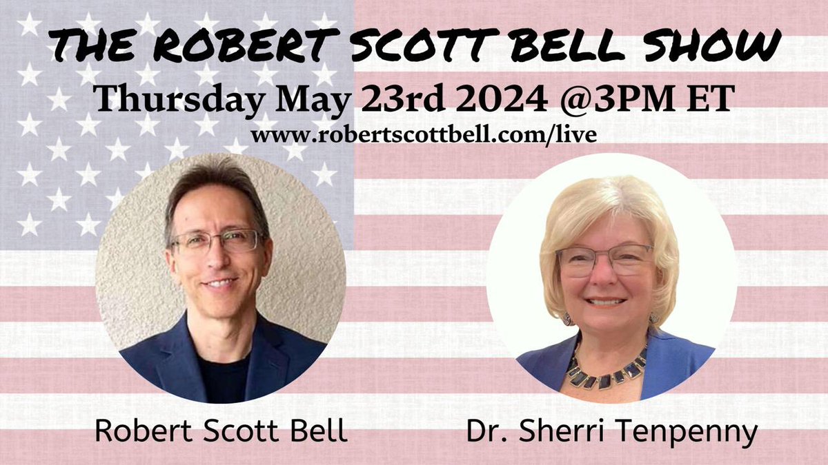 Happy to announce I’ll be a guest on the Robert Scott Bell show today- Join us if you’re free from 3 -5 edt robertscottbell.com/live