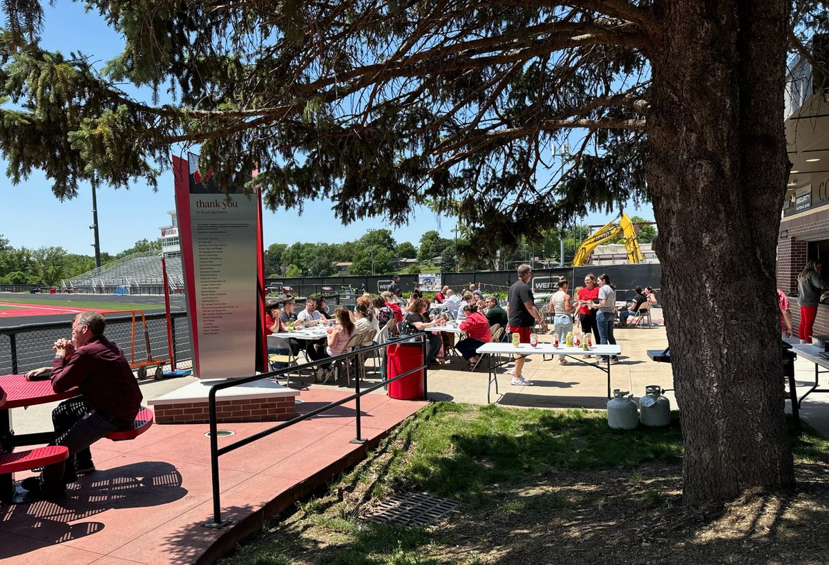 The WHS Annual Staff BBQ is in the books! Thanks to all the @WestsideHigh66 staff for making it a memorable year. #rollside #WeAreWestside