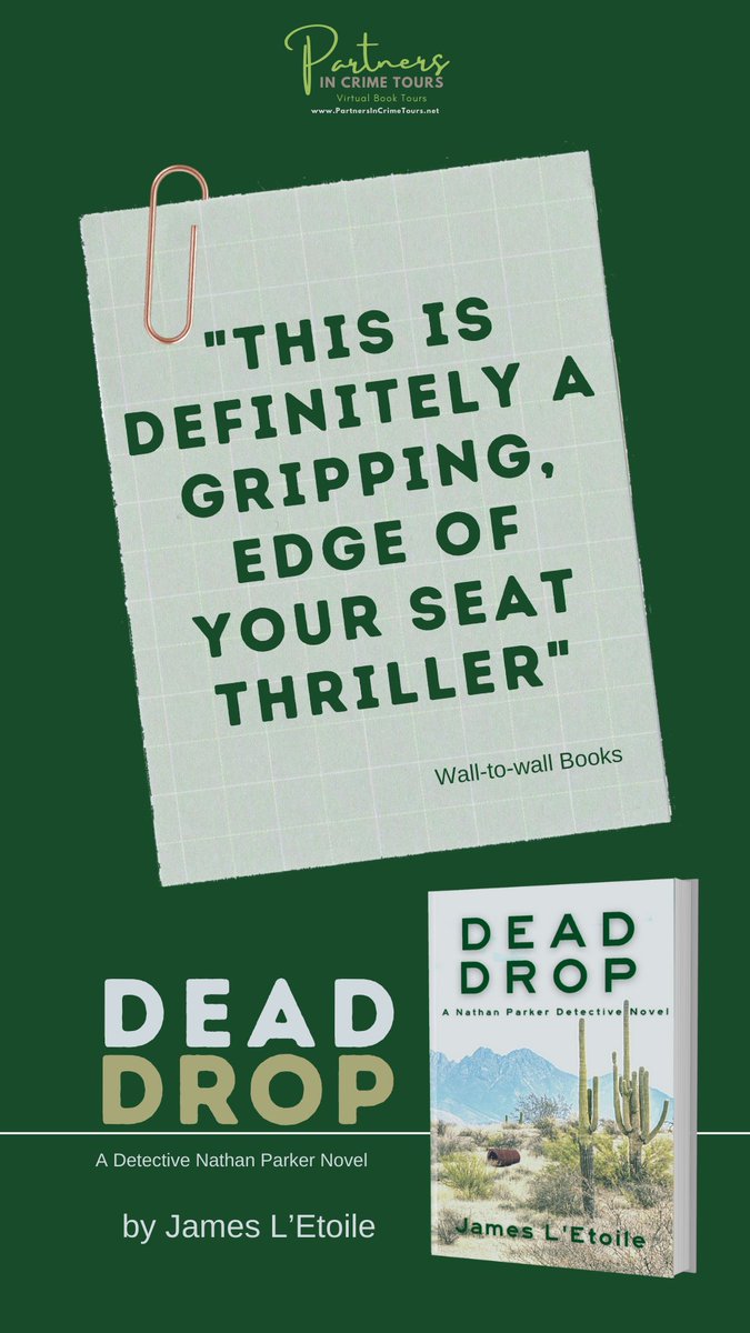 Dead Drop by @jamesletoile is 'is definitely a gripping, edge of your seat thriller' ~ @wall2wallbooks #Review bit.ly/3cI2IcD #Thriller #DeadDrop #AuthorJamesLetoile