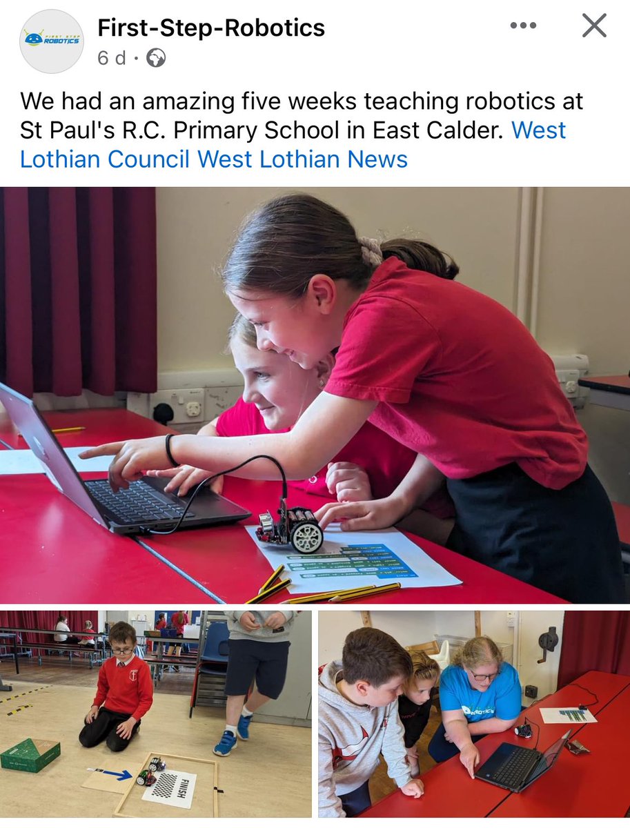 Gibson1Miss's tweet photo. #STEM #DYW #digitallearning @WL_STEM @microbit_edu 

Thank you so much to @fsrobotic for working in collaboration with us to give our learners this fantastic experience to be able to take their learning to a new level. https://t.co/LXpXHd34h7