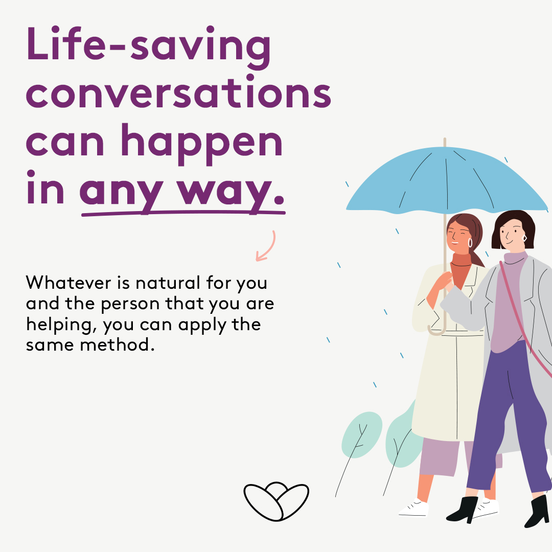 Talking is the new power move 💬 ✨ This #NationalConversationWeek we're giving you a sneak peek into our Ambassador of Hope training session & how Life-saving conversations can happen in any way. DM us for more information, keep the conversation going! 💪